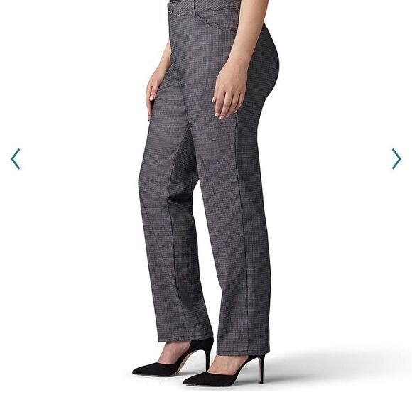 Lee I Plus Size Petite Relaxed Fit Straight Pants - Picture 5 of 6